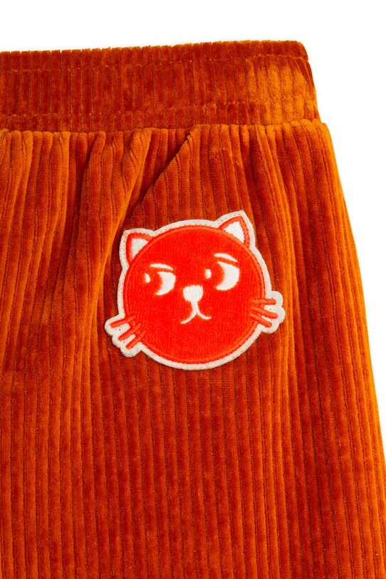 Брюки Mini Rodini Cats оранжевый 2513010416