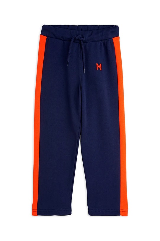 Mini Rodini pantaloni de trening din bumbac pentru copii 2513011560 bleumarin SS25