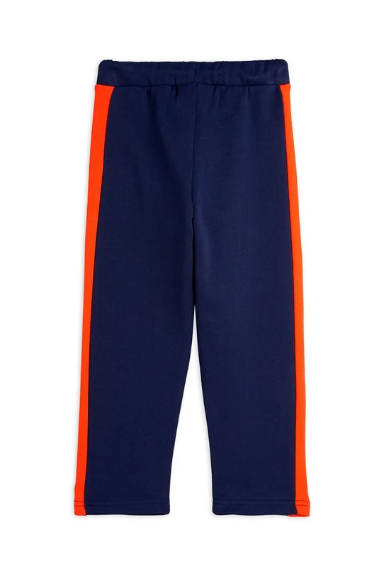 Băieți Mini Rodini pantaloni de trening din bumbac pentru copii 2513011560 bleumarin
