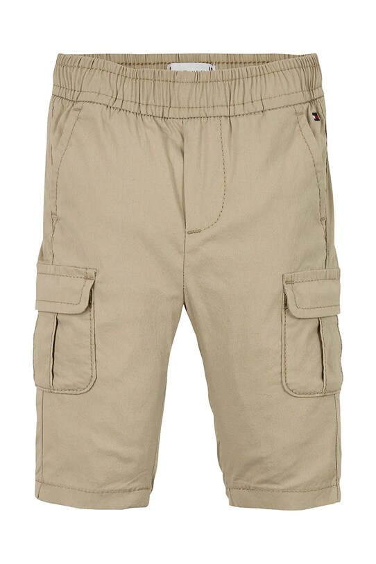 Tommy Hilfiger pantaloni bebe panza bej KN0KN01956.PPYA