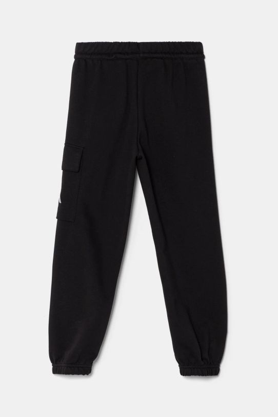 Băieți adidas pantaloni de trening din bumbac pentru copii JC9754 negru