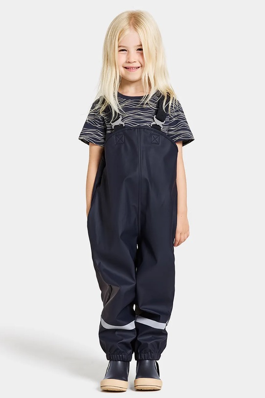 Didriksons spodnie przeciwdeszczowe dziecięce PLASKEMAN PANTS tkanina granatowy 503953