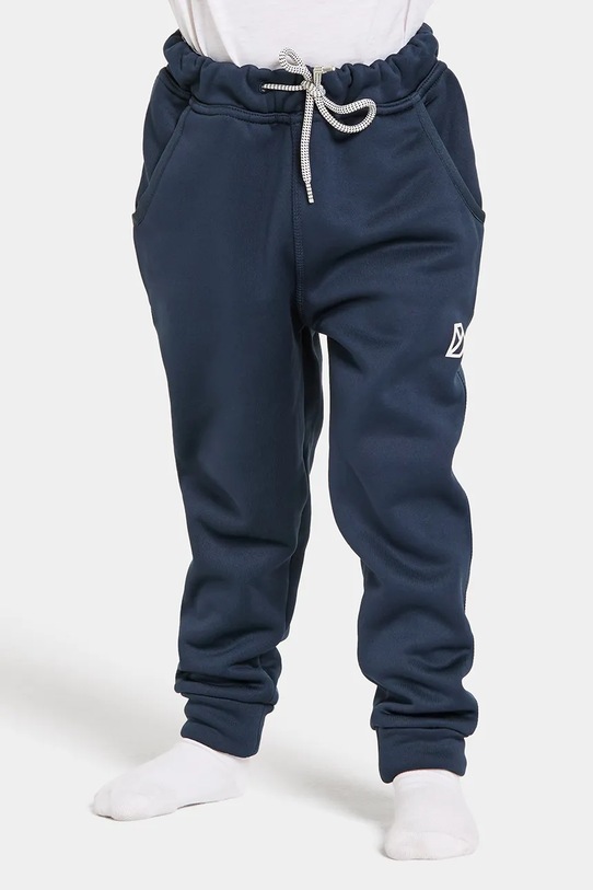 Didriksons spodnie dresowe dziecięce CORIN KIDS PNT 505004 granatowy