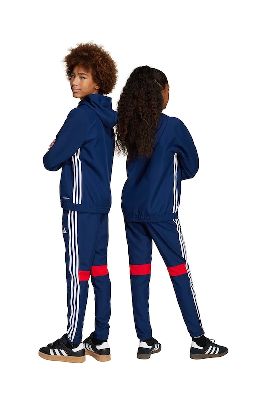 Detské tepláky adidas Performance JD0636 tmavomodrá