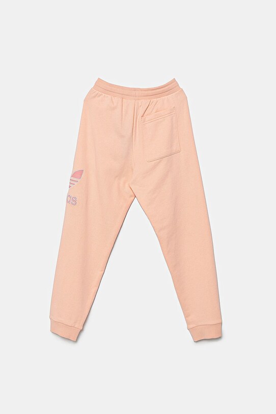 Chłopiec adidas Originals spodnie dresowe bawełniane dziecięce JC9143 pomarańczowy