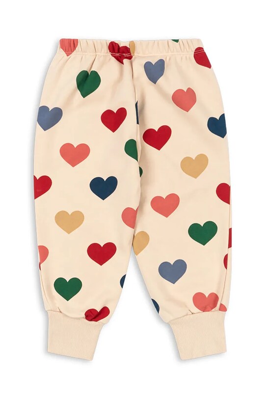 Konges Sløjd spodnie dresowe dziecięce LOU SWEAT PANTS OCS KS102593 beżowy SS25
