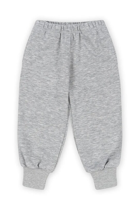 Konges Sløjd spodnie dresowe dziecięce LOU SWEAT PANTS OCS dzianina szary KS102593