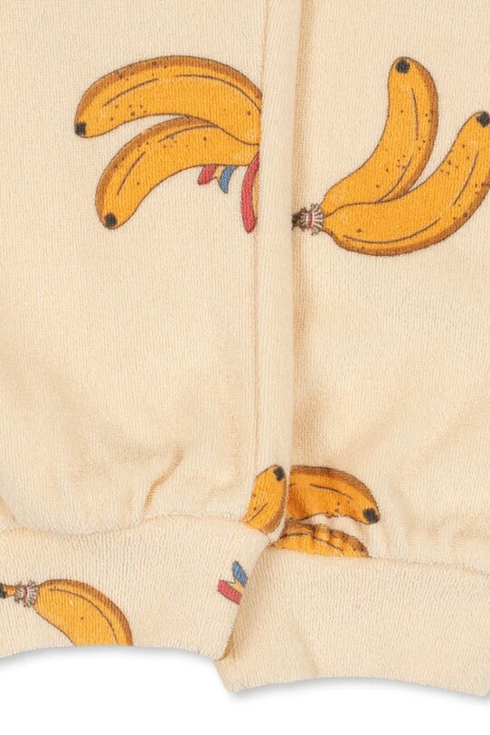 Băieți Konges Sløjd pantaloni de trening pentru copii ITTY SWEAT PANTS GOTS KS102599 bej