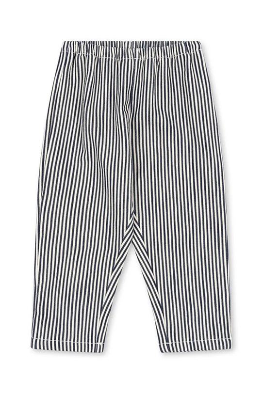 Konges Sløjd pantaloni de bumbac pentru copii FENDER PANTS GOTS KS102806 negru SS25