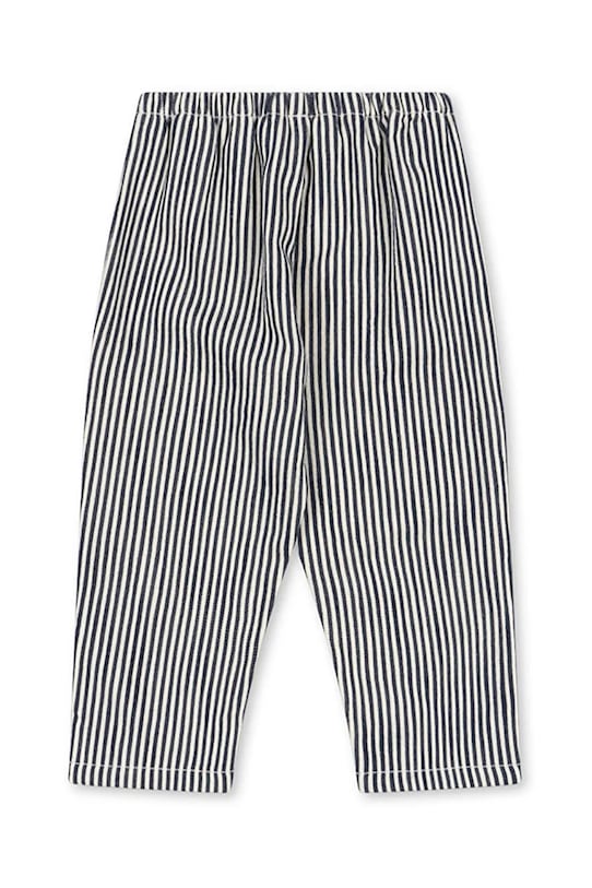 Băieți Konges Sløjd pantaloni de bumbac pentru copii FENDER PANTS GOTS KS102806 negru