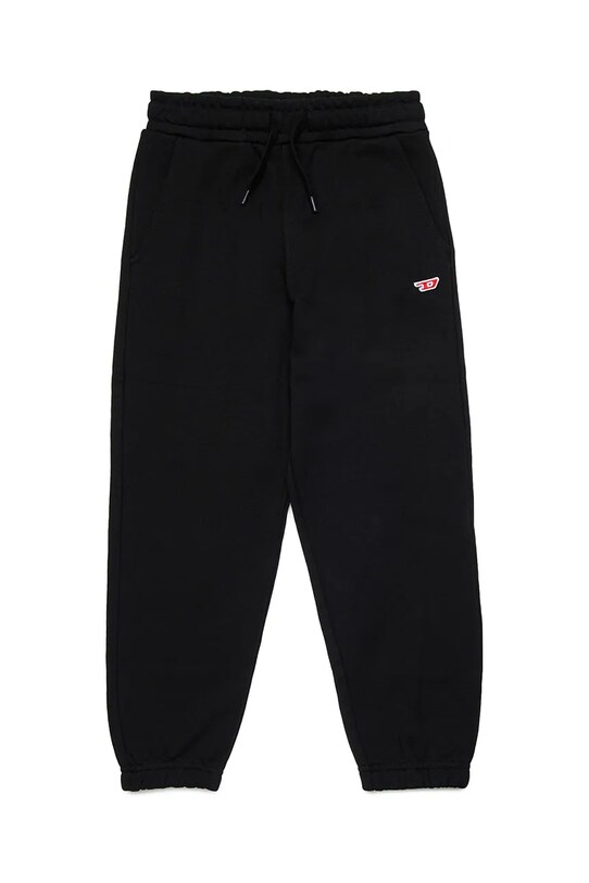 Детские хлопковые штаны Diesel PGINND TROUSERS хлопок чёрный J02235