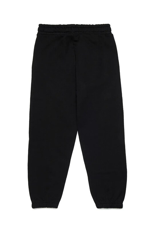 Детские хлопковые штаны Diesel PGINND TROUSERS J02235 чёрный SS25