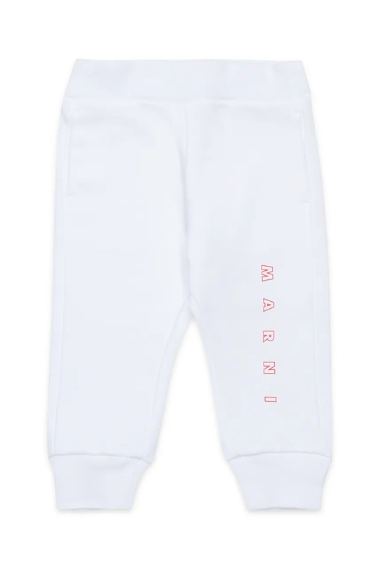 Marni pantaloni tuta in cotone neonati MP192B TROUSERS maglia bianco M01436