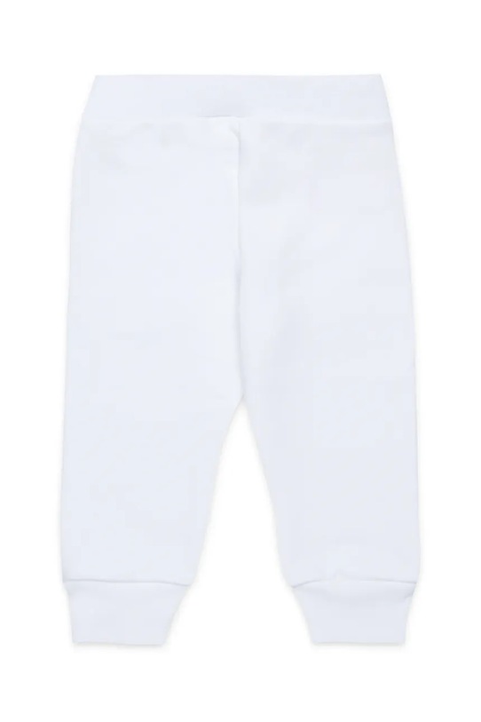 Marni pantaloni tuta in cotone neonati MP192B TROUSERS M01436 bianco SS25