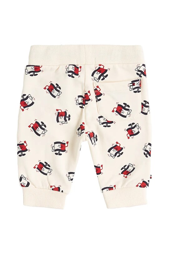 Tommy Hilfiger spodnie dresowe niemowlęce KN0KN02027.PPYA beżowy SS25