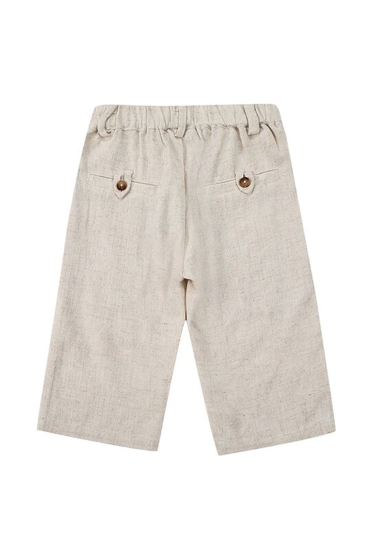 Deklice Hlače iz mešanice lanu za dojenčke Donsje Dado Trousers 4079500.68.92 bež