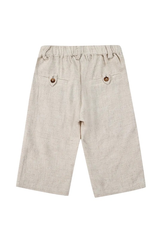 Хлопчик Дитячі штани з домішкою льону Donsje Dado Trousers 4079500.98.128 бежевий