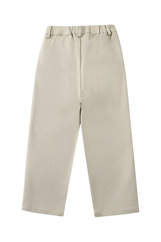 Deklice Otroške bombažne hlače Donsje Kassim Trousers Bear 4096301.98.128 bež