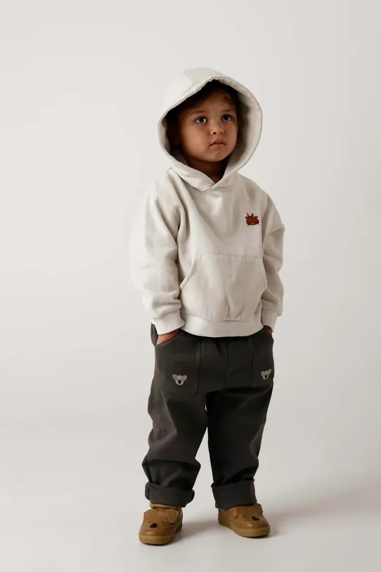 Хлопковые штаны для младенцев Donsje Kassim Trousers Koala 4096302.68.92