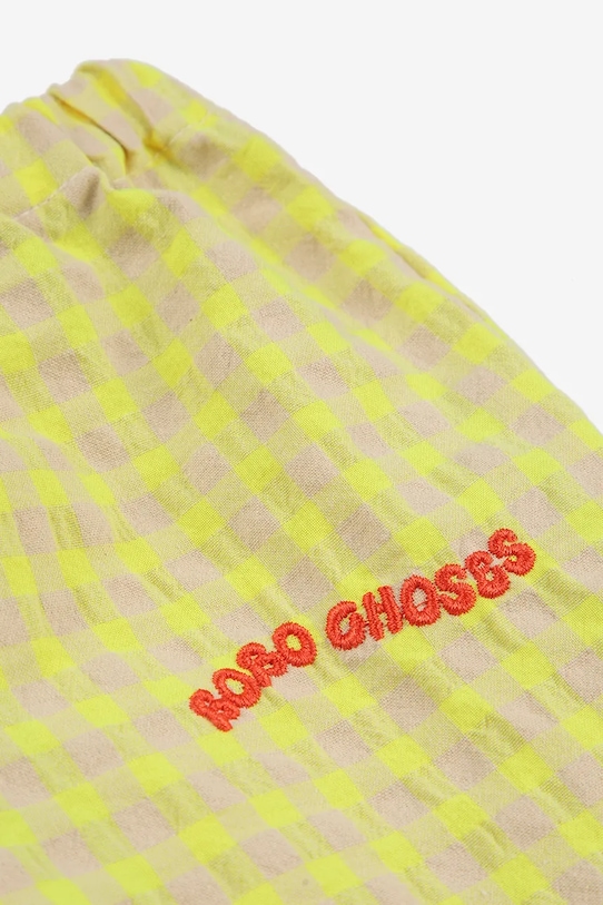 Bobo Choses spodnie niemowlęce żółty 125AB061