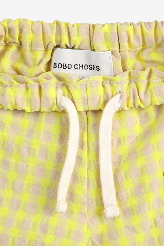 Bobo Choses spodnie niemowlęce 125AB061 żółty