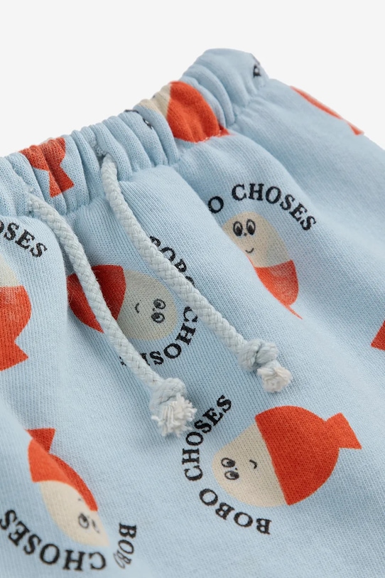 Bobo Choses pantaloni de trening pentru bebeluși Morning Egg 125AB059 albastru SS25
