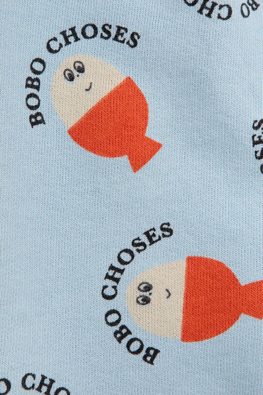 Bobo Choses pantaloni de trening pentru bebeluși Morning Egg albastru 125AB059