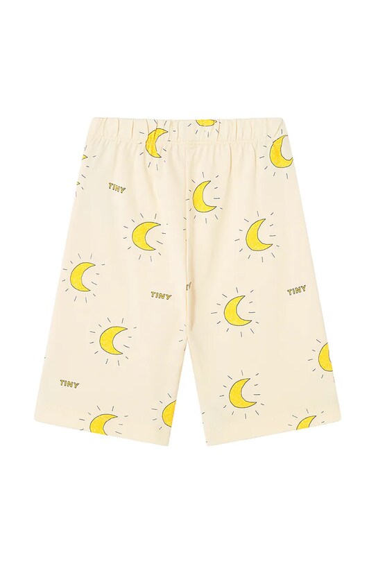 Otroške bombažne hlače Tinycottons MIDNIGHT SUN BABY PANT SS25.024 rumena SS25