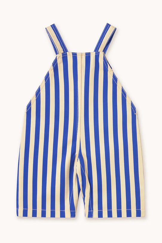 Dětské lacláče Tinycottons STRIPED DUNGAREE SS25.228 modrá SS25