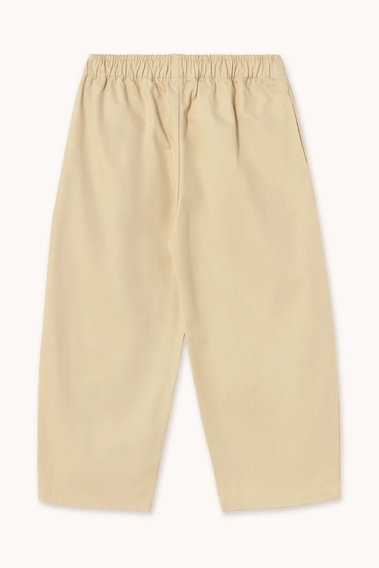 CHLAPEC Dětské bavlněné kalhoty Tinycottons ARTSY TREE PANT SS25.204 béžová