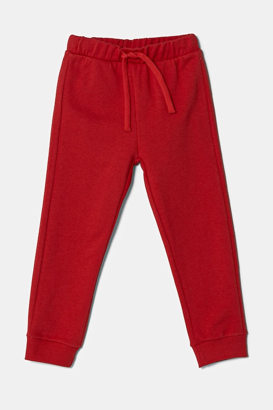 United Colors of Benetton spodnie dresowe dziecięce bawełna czerwony 3J70GF010.P.Season.PPYA