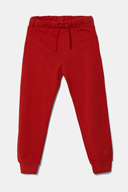 United Colors of Benetton pantaloni de trening din bumbac pentru copii bumbac rosu 3J68CF058.G.Season.PPYA