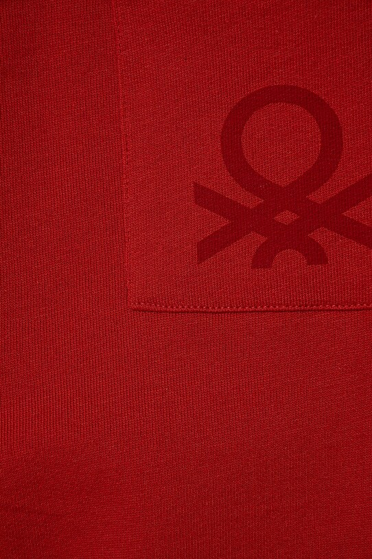 Băieți United Colors of Benetton pantaloni de trening din bumbac pentru copii 3J68CF058.G.Season.PPYA rosu