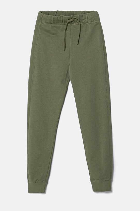 United Colors of Benetton pantaloni de trening din bumbac pentru copii bumbac verde 3J68CF058.G.Reproposed