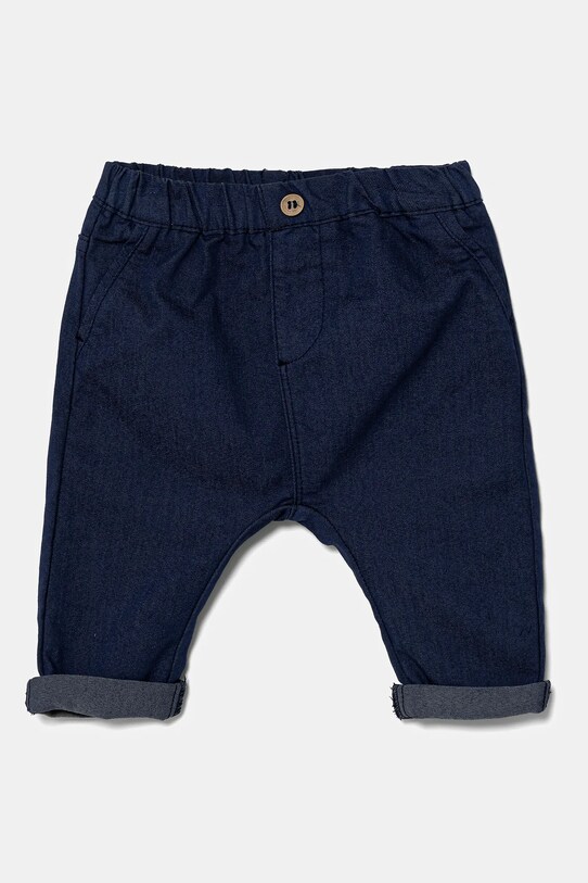 Hlače za dojenčka United Colors of Benetton Tkanina mornarsko modra 4U40AF018.W.Seasonal