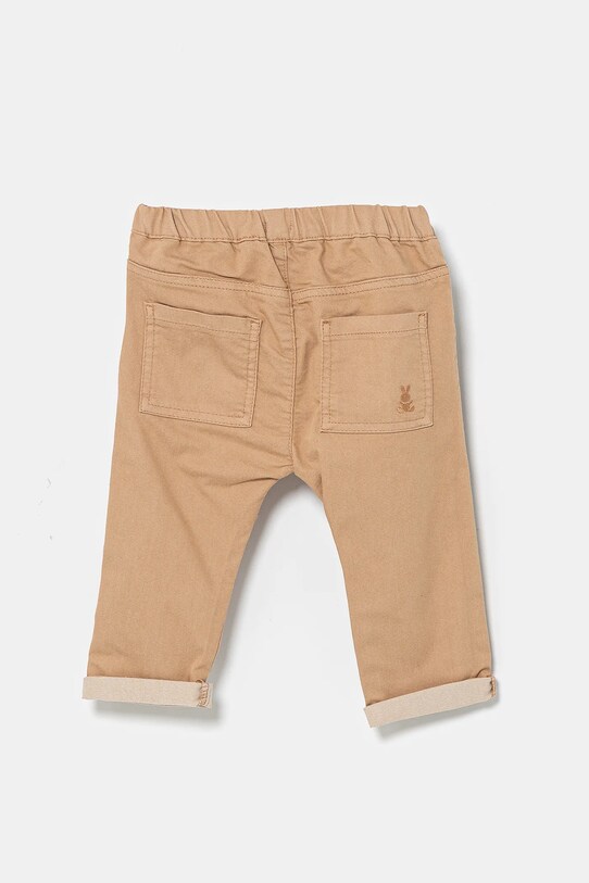 Βρεφικό παντελόνι United Colors of Benetton 4U40AF018.W.Seasonal καφέ SS25