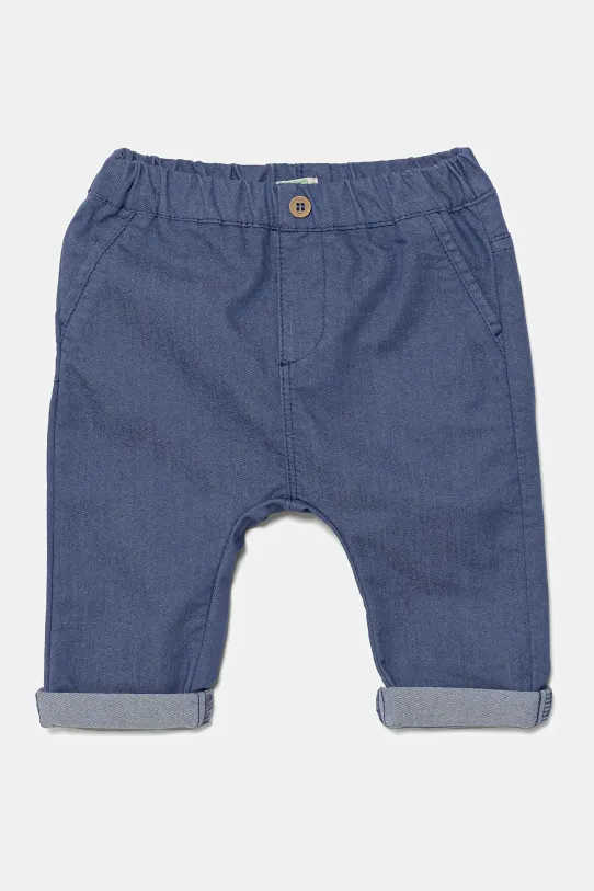 Βρεφικό παντελόνι United Colors of Benetton ύφασμα μπλε 4U40AF018.W.Seasonal