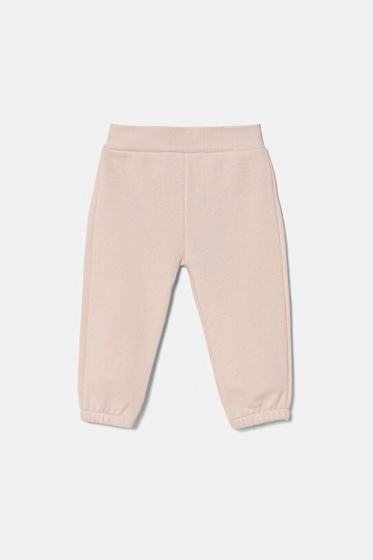 Хлопковые штаны для младенцев United Colors of Benetton 3J70AF029.W.Seasonal розовый SS25