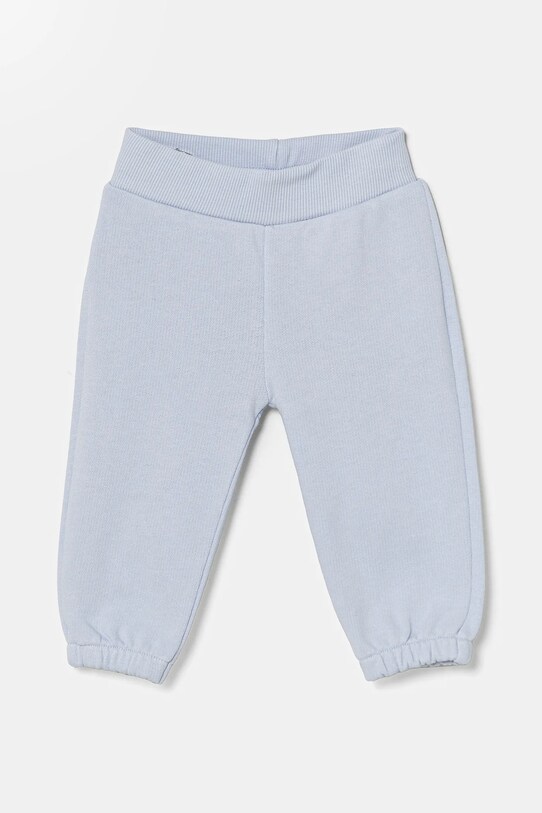 United Colors of Benetton spodnie dresowe bawełniane niemowlęce 3J70AF029.W.Seasonal niebieski SS25