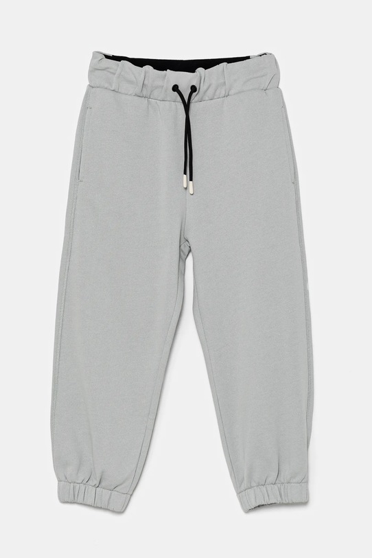 United Colors of Benetton pantaloni de trening din bumbac pentru copii bumbac gri 3J68CF05W.G.Seasonal