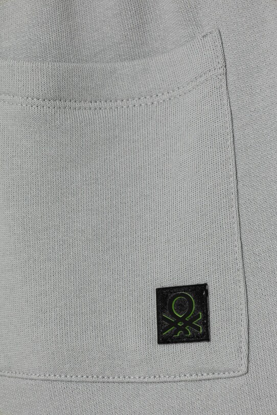Băieți United Colors of Benetton pantaloni de trening din bumbac pentru copii 3J68CF05W.G.Seasonal gri