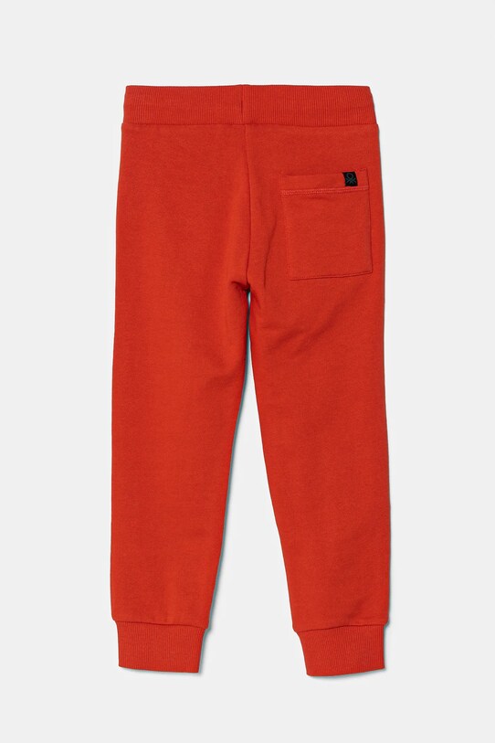 United Colors of Benetton spodnie dresowe bawełniane dziecięce 3J68CF01P.G.Season.PPYA czerwony SS25