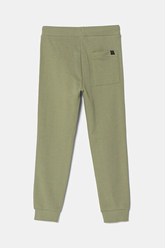 United Colors of Benetton spodnie dresowe bawełniane dziecięce 3J68CF01P.G.Season.PPYA zielony SS25