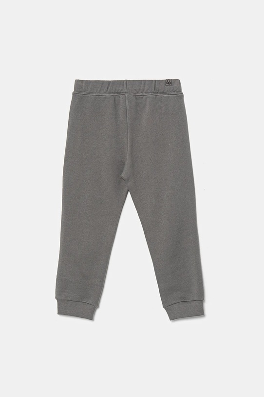 Детские хлопковые штаны United Colors of Benetton 3J68GF027.P.Season.PPYA серый SS25
