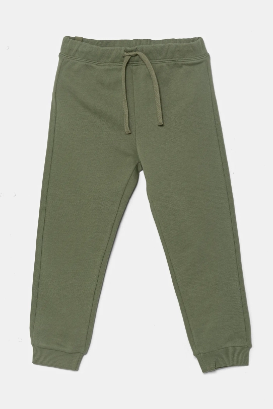 United Colors of Benetton pantaloni de trening din bumbac pentru copii bumbac verde 3J68GF027.P.Season.PPYA