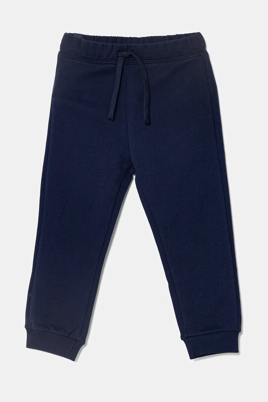 Дитячі бавовняні штани United Colors of Benetton бавовна темно-синій 3J68GF027.P.Reprop.PPYA