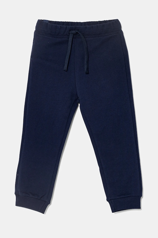 Detské bavlnené tepláky United Colors of Benetton bavlna tmavomodrá 3J68GF027.P.Reprop.PPYA