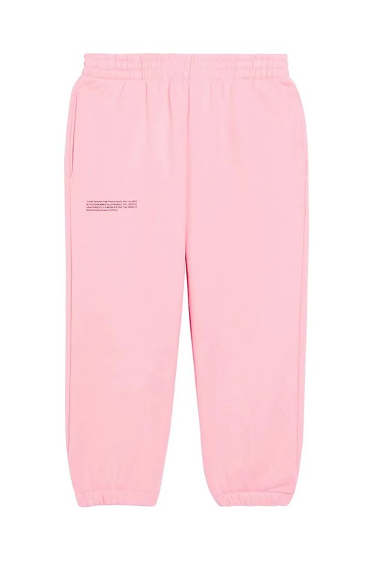 Pangaia pantaloni KIDS' 365 MIDWEIGHT TRACK PANTS cotone rosa 10000280.CARRYOVER