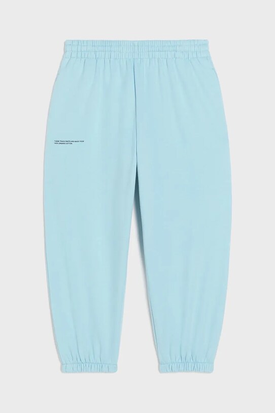 Pangaia pantaloni KIDS' 365 MIDWEIGHT TRACK PANTS cotone blu 10000280.CARRYOVER