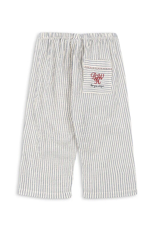 Chłopiec Konges Sløjd spodnie bawełniane dziecięce RHW X KS DUO PANTS GOTS KS103595 niebieski